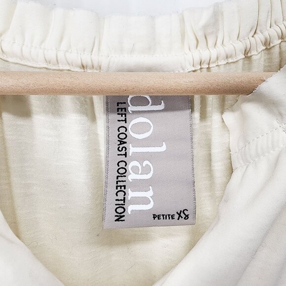 Dolan Left‎ Coast Collection Womens Cream Top  Petite XS - Picture 6 of 7